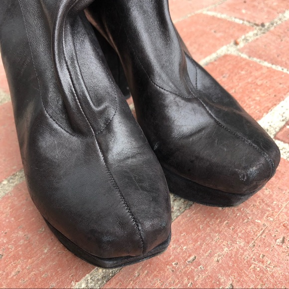 Robert Clergerie High Ankle Top Boots - Picture 6 of 9